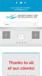 Mobile Screenshot of destinycampinternational.com
